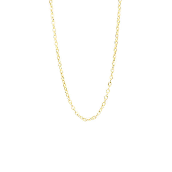 Aagaard Sterling Silver Halsband, Ankare Med Förgylld yta, 45 Cm