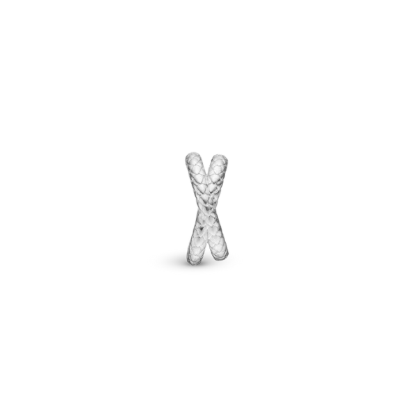 Christina dubbelberlock i Silver, Snake It. 6 mm modell 630-S86