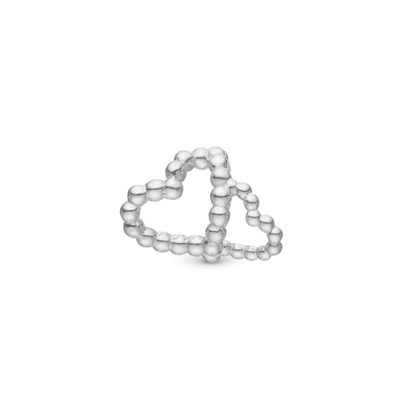 Christina charm mor och dotter hjärta i silver. 6 mm modell 630-S68
