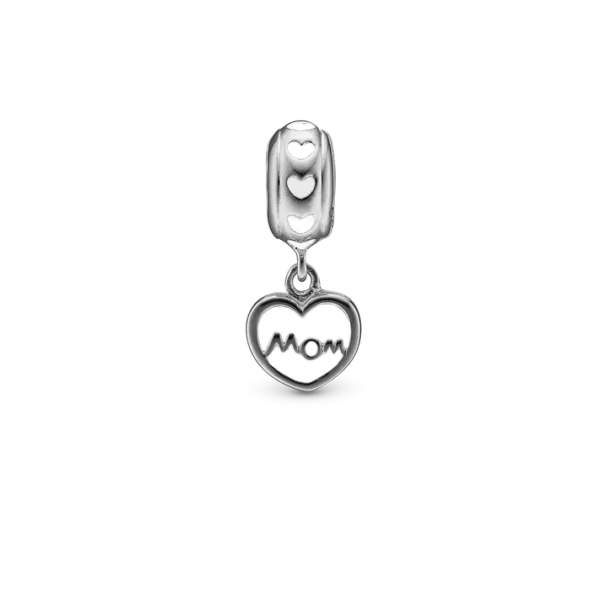 Christina berlock mammahjärta Silver 4 mm Modell 623-S125
