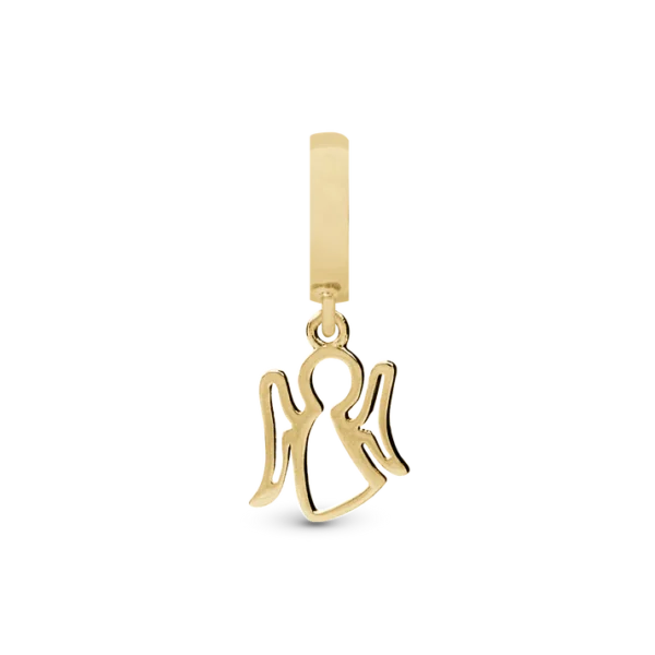 Christina berlock ängel guldpläterat silver - 6 mm - 610-G20