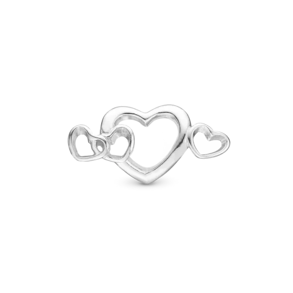 Christina berlock hjärta silver 4 Hearts Love - 6 mm Modell 630-S199