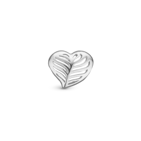 Christina berlockhjärta Silver - Love For Nature - 6 mm Modell 630-S193