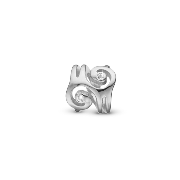 Christina berlock Silver Energi, Energi Med Blank Yta - 6 mm Modell 630-S188