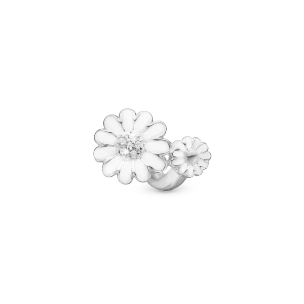 Christina berlock Daisy Silver Twist, med topassten - 6 mm Modell 630-S183