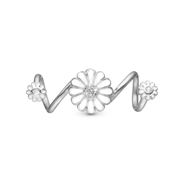 Christina berlock Daisy Silver - 6 mm Modell 630-S168