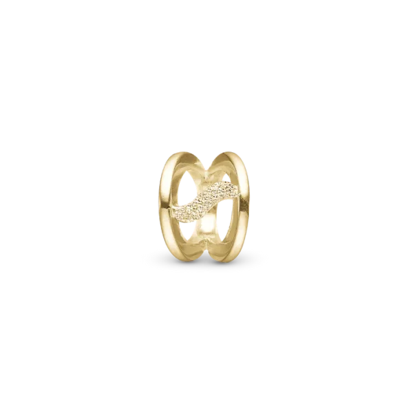 Christina berlock Förgyllt Silver Simplicity Dubbelringar - 6 mm