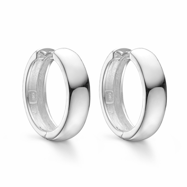 Bågar i silver 5 x 20 mm.