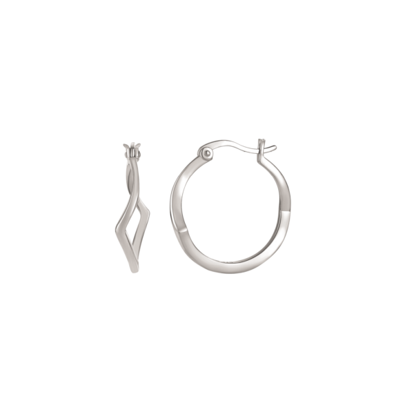 Kreoler i silver. Mått: Ø20 mm