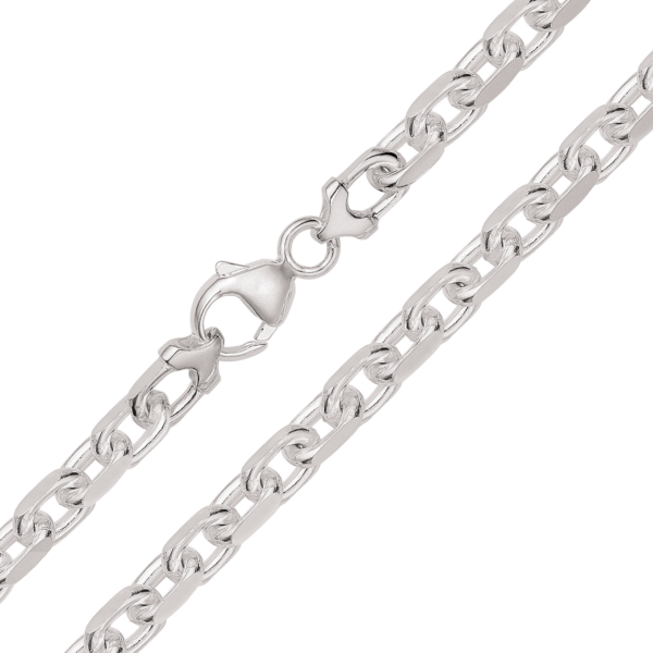 Silver ankararmband platt 925s. 1,80 18 cm.