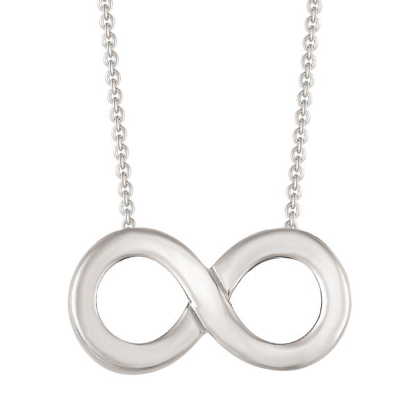 Infinity Silverhalsband - evighetstecken