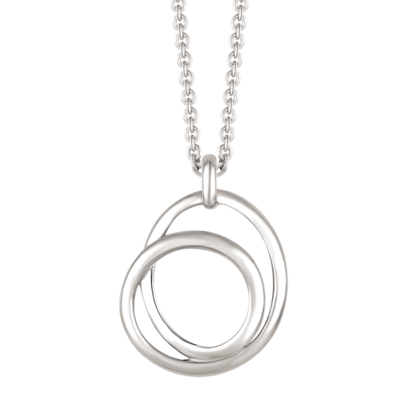 Silverhalsband dubbeltvinnat