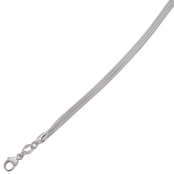 Silverarmband 3 ormkedjor. Armbandet är silver i längd 19 cm.