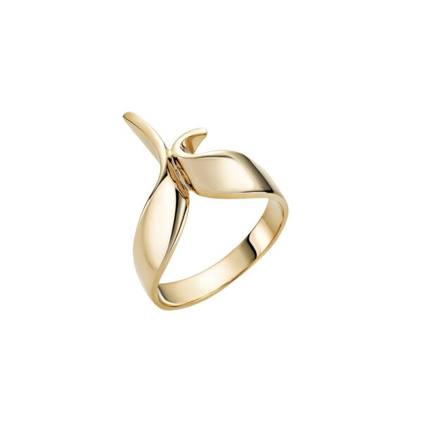 Lund Copenhagen Guldring slät 8 karat