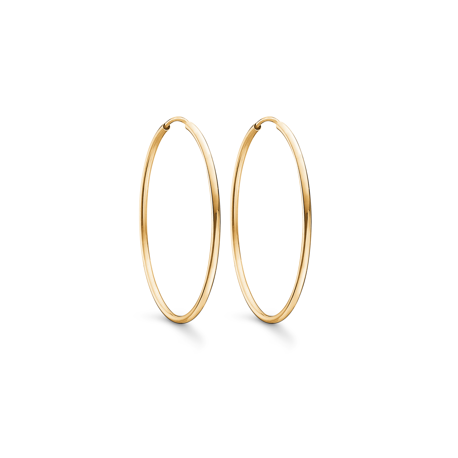 Hoops i ægte guld