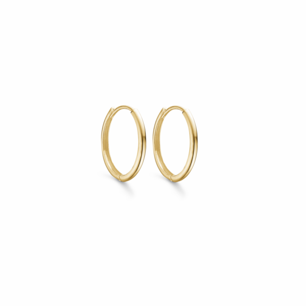 Guldringar 8 karat. 1,6 x 20 mm.