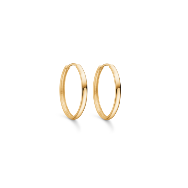 Dammring Guldringar 8 karat 2,2 x 25 mm.