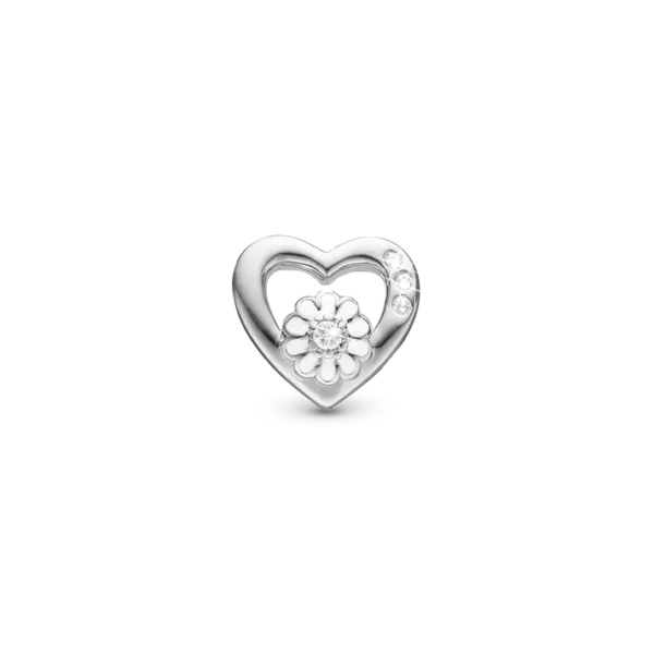 Christina berlock hjärta daisy Silver - 6 mm