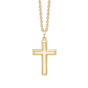 Guld kors halskæde