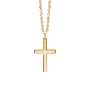 kors halskæde guld 14 karat