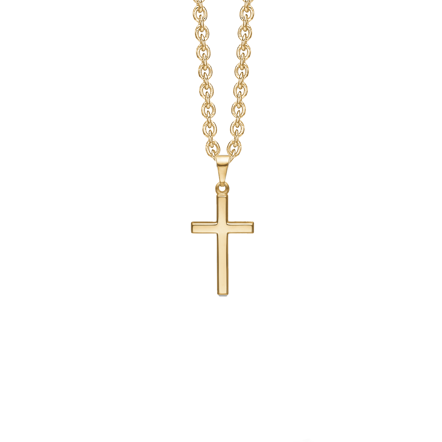 14 karat kors halskæde