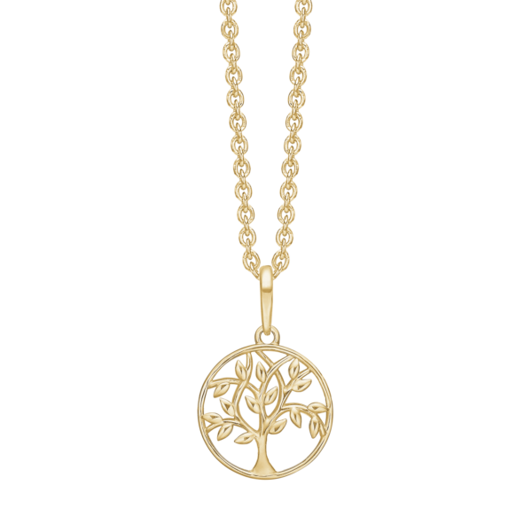 Dust ring tree of life Guldhalsband i 14 karat 42-45 cm