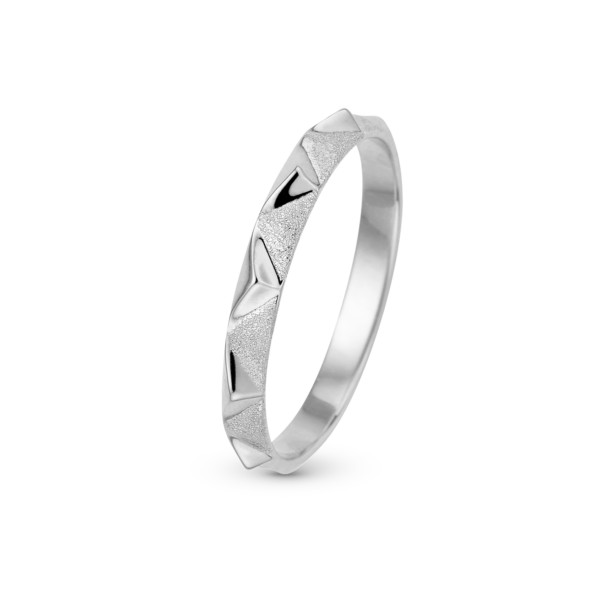 Christina ring silver matt och glänsande - Berg
