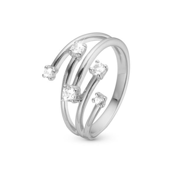 Christina silverring Your Choice 5 äkta topasstenar