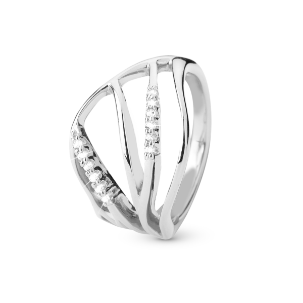 Christina silverring Energi med 12 äkta topaser