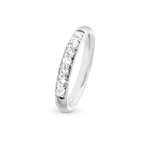 Christina silverring med 7 äkta topaser - Topaz Queen