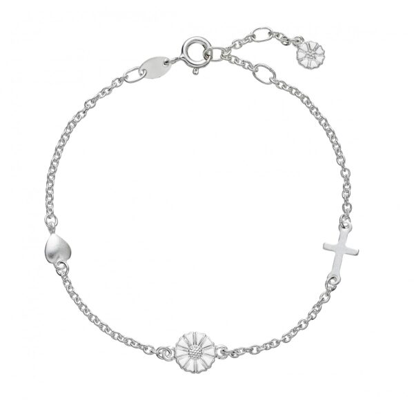 Lund Copenhagen Daisy armband THK 7,5+5mm 925