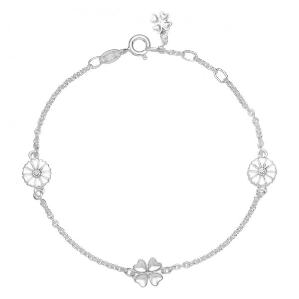 Lund Copenhagen - Marguerit Armband klockan fyra 2x7,5 mm 925