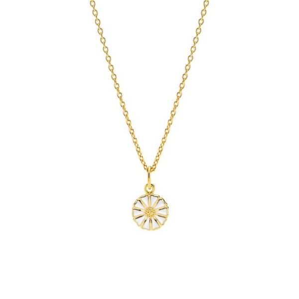 Lund Copenhagen Daisy Halsband 9mm 45cm fg. 925