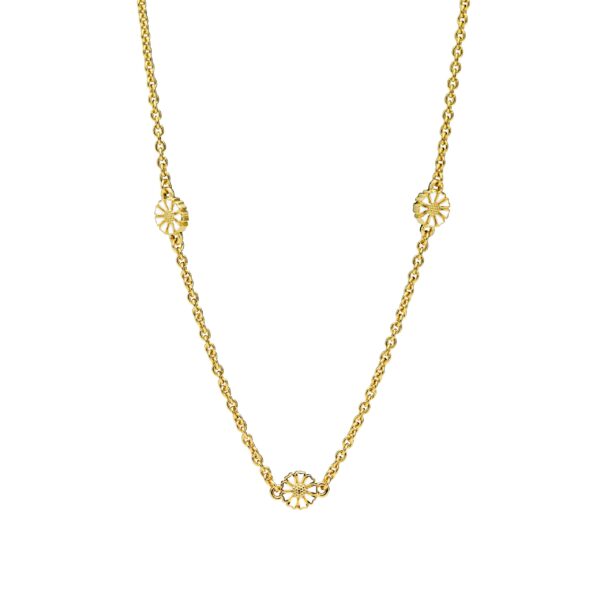 Lund Copenhagen Daisy Halsband 7,5mm fg. hv 925
