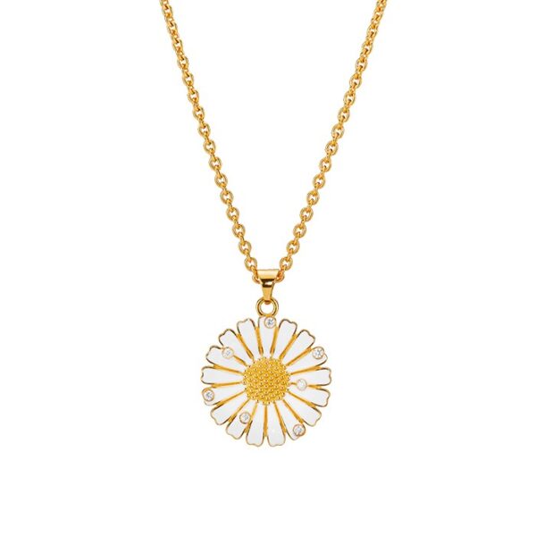 Lund Copenhagen Daisy Halsband 20mm zi. t.ex. 925
