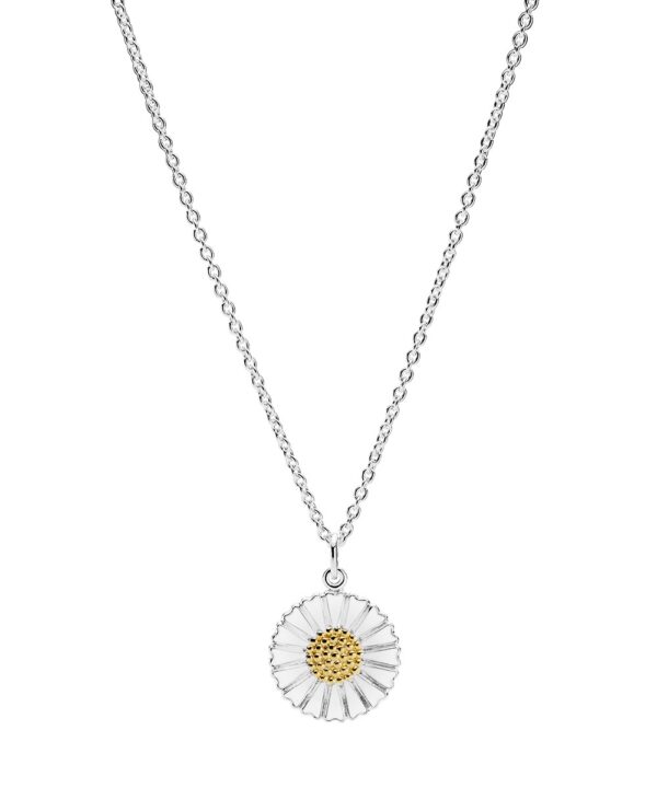 Lund Copenhagen Daisy Halsband 18mm 2fv. 925
