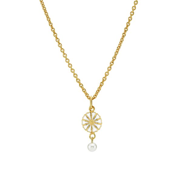 Lund Copenhagen Daisy Halsband 9mm fvp. t.ex. 925
