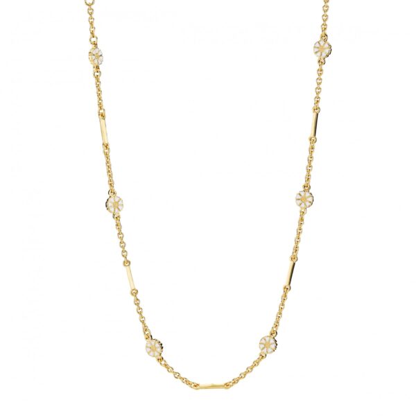 Lund Copenhagen Daisy Halsband pinne 9x5 mm fg.925