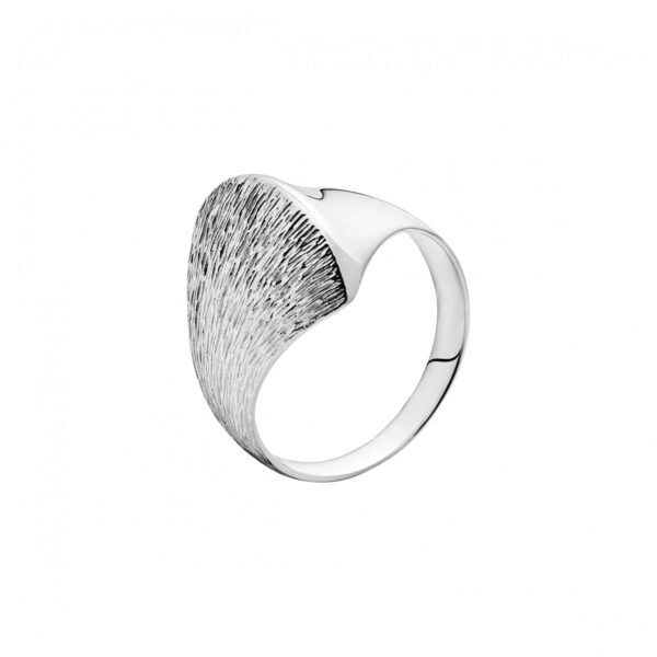 lund Copenhagen Silverring rustik yta 925 sterling silver