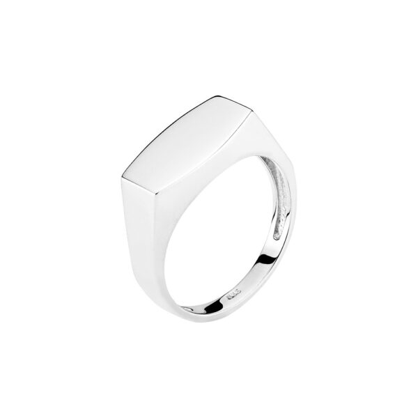 Silverringplatta 15x7mm 925