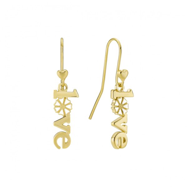 Lund Copenhagen Marguerite örhänge. älskar 5 mm fg 925