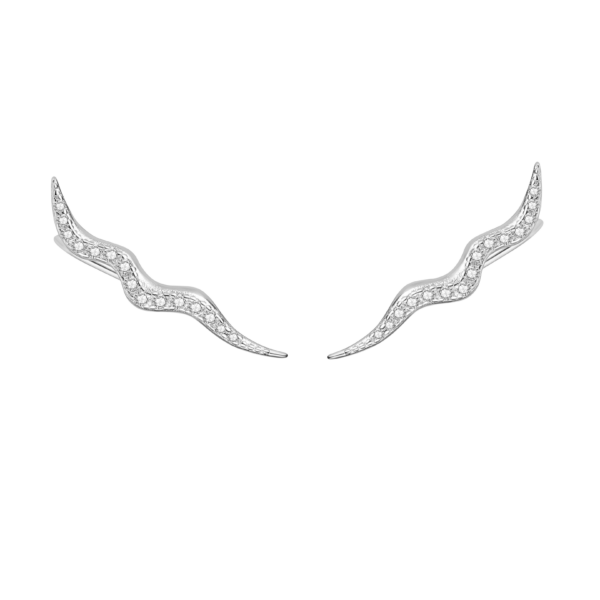 Nava Copenhagen - Esther Ear Climber öronproppar - Silver