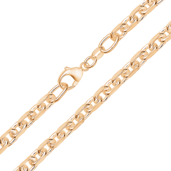 Silverförgyllt armbandsankare 1,50 21 cm.