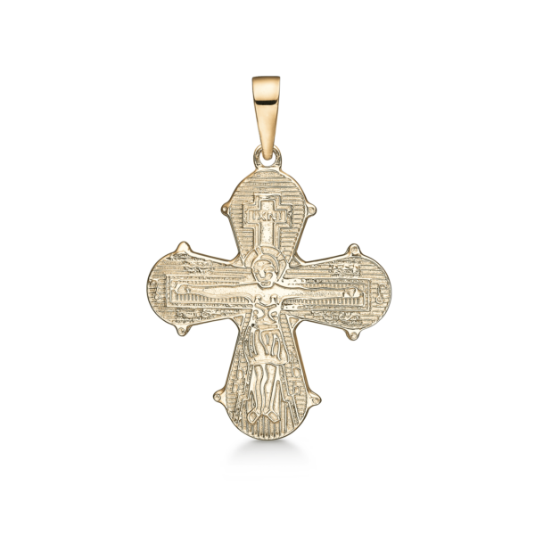 Dagmarkos hänge guldpläterat silver 19 x 21 mm.