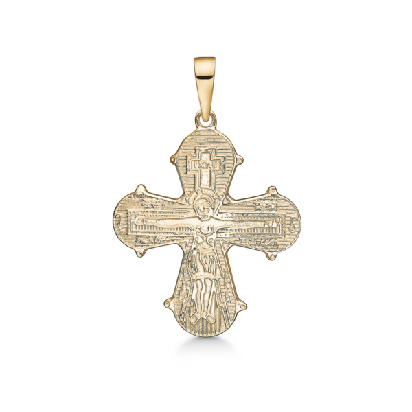 Dagmarkos hänge förgyllt silver, med Fadervår 19 x 21 mm.