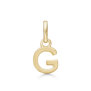 F14237G Bogstave vedhæng forgyldt G