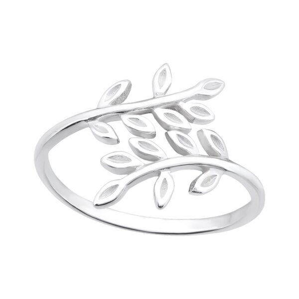 Forgrenet-soelv-ring