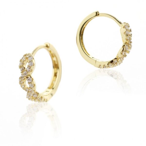 Kreoler Förgyllda med vackra strassstenar