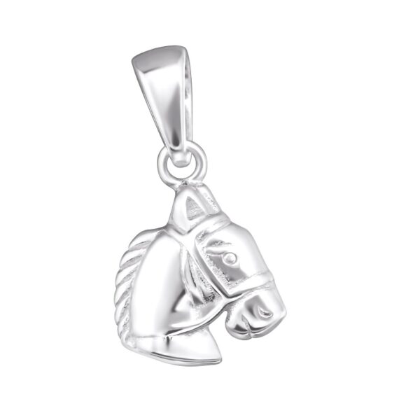 Hästhänge i silver 9 mm