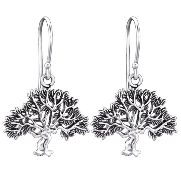 Livets träd Örhängen i silver - 18 x 15 mm